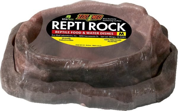 Zoo Med Repti Rock Reptile Rock Food & Water Dishes, Medium slide 1 of 4