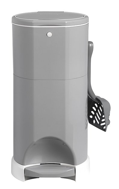 LITTER CHAMP Premium Odor-Free Cat Litter Waste Disposal System, Grey - Chewy.com