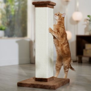 Frisco 33.5-in Sisal Cat Scratching Post, Brown