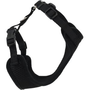 Comfort Soft Mesh Cat Harness, Black, 11 to 14-in chest