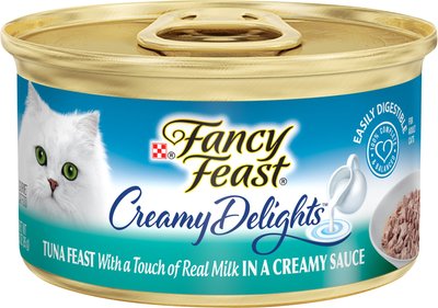 Fancy Feast Creamy Delights Tuna Feast in a Creamy Sauce Canned Cat Food, slide 1 of 1