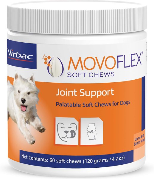 Virbac MOVOFLEX Soft Chews Joint Supplement for Small Breed Dogs, 60 count slide 1 of 10
