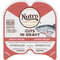 Nutro Perfect Portions Grain-Free Cuts in Gravy Salmon Recipe Cat Food Trays, 2.65-oz, case of 24 twin-packs