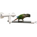 Polly's Pet Products Deluxe Window & Shower Bird Perch, Small