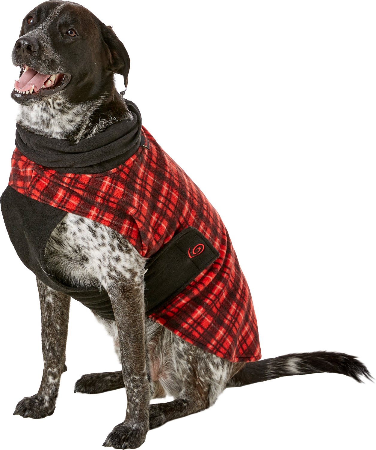 Ultra Paws Red Plaid Cozy Dog Coat, X-Large - Chewy.com