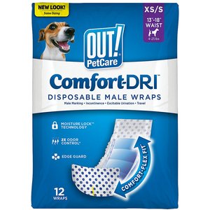 OUT! Disposable Male Dog Wraps