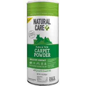 Natural Care Flea & Tick Carpet Powder, 9-oz