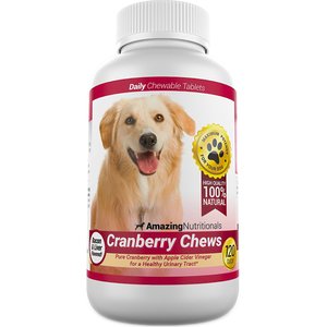 Amazing Nutritionals Cranberry Chews Daily Dog Supplement, 120 count