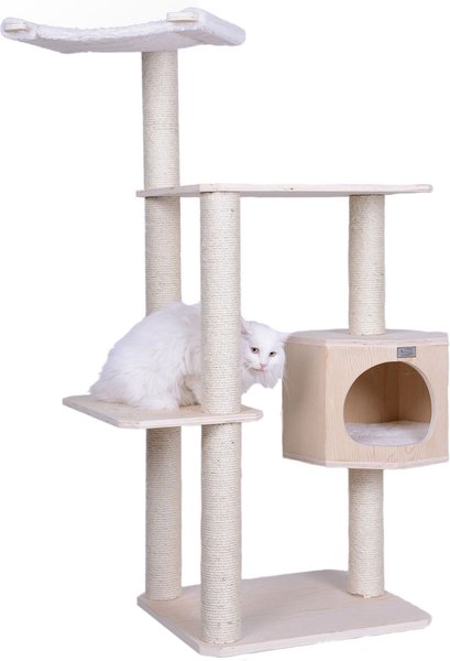 Armarkat Real Wood Wooden Cat Tree & Condo, 54-in slide 1 of 11