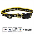 Pets First NFL Nylon Dog Collar, Pittsburgh Steelers, X-Large: 22 to 32-in neck, 1 1/4-in wide