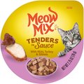 Meow Mix Tender Favorites with Real Turkey & Giblets in Sauce Cat Food Trays, 2.75-oz, case of 12