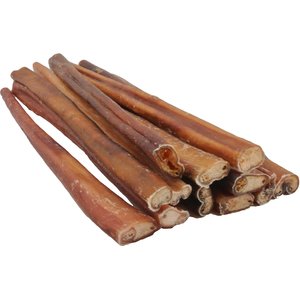 Top Dog Chews Thick 12" Bully Stick Dog Treats, 12 count