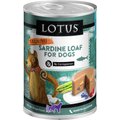 Lotus Sardine Loaf Grain-Free Canned Dog Food, 12.5-oz, case of 12