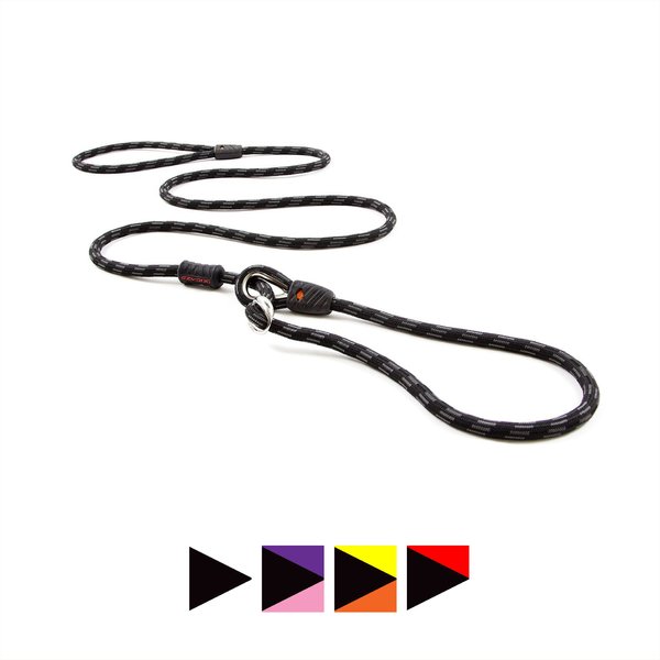 EzyDog Luca All-In-One Dog Slip Collar & Leash, Black, Standard slide 1 of 6