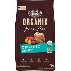 Castor & Pollux ORGANIX Organic Senior Recipe Grain-Free Dry Dog Food, 4-lb bag