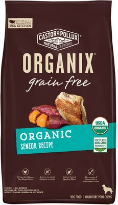 Castor & Pollux ORGANIX Organic Senior Recipe Grain-Free Dry Dog Food, slide 1 of 1