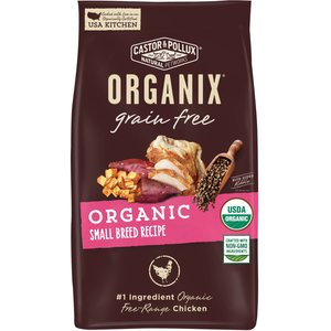 Castor & Pollux ORGANIX Organic Small Breed Recipe Grain-Free Dry Dog Food, 4-lb bag