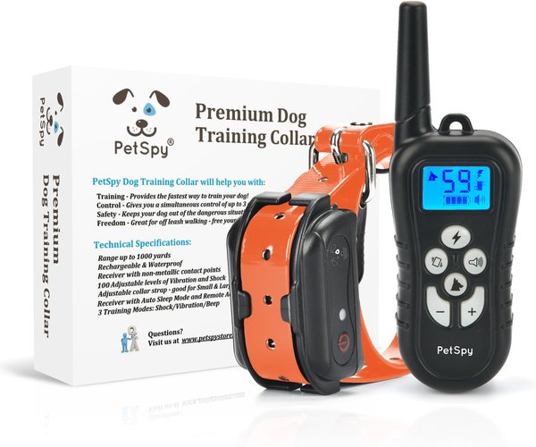PetSpy M919 Premium 1/2 Mile Range Remote Dog Training Collar, 1 collar slide 1 of 11