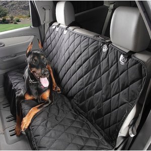 4Knines Rear Fitted Seat Cover, Black