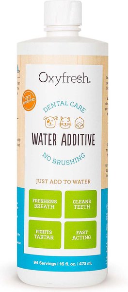 Oxyfresh Dog & Cat Dental Water Additive, 16-oz bottle slide 1 of 8