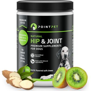 PointPet Glucosamine Chondroitin Hip & Joint Dog Supplement, 90 count