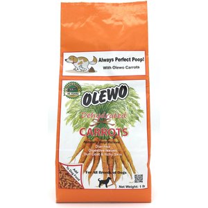 Olewo Digestive Health Dehydrated Carrots Dog Food Topper
