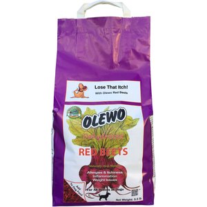 Olewo Itch & Allergy Relief Dehydrated Red Beets Healthy Weight Dog Food Topper, 5.5-lb bag