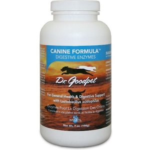 Dr. Goodpet Digestive Enzymes Dog Supplement, 7-oz bottle