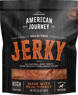 American Journey Turkey Jerky Grain-Free Dog Treats, slide 1 of 1