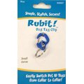 Rubit! Curved Dog Tag Clip, Blue, Small