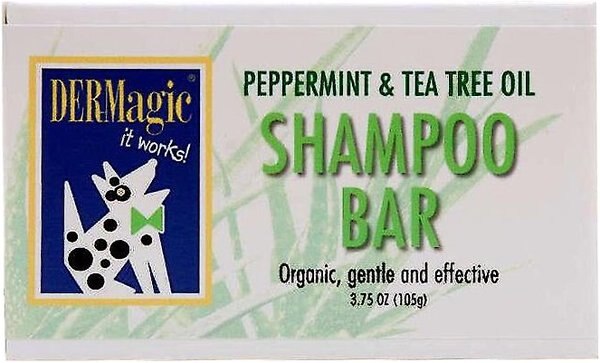 DERMagic Peppermint & Tea Tree Oil Dog Shampoo Bar, 3.75-oz slide 1 of 9
