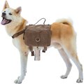 OneTigris Cotton Canvas Dog Backpack, Brown