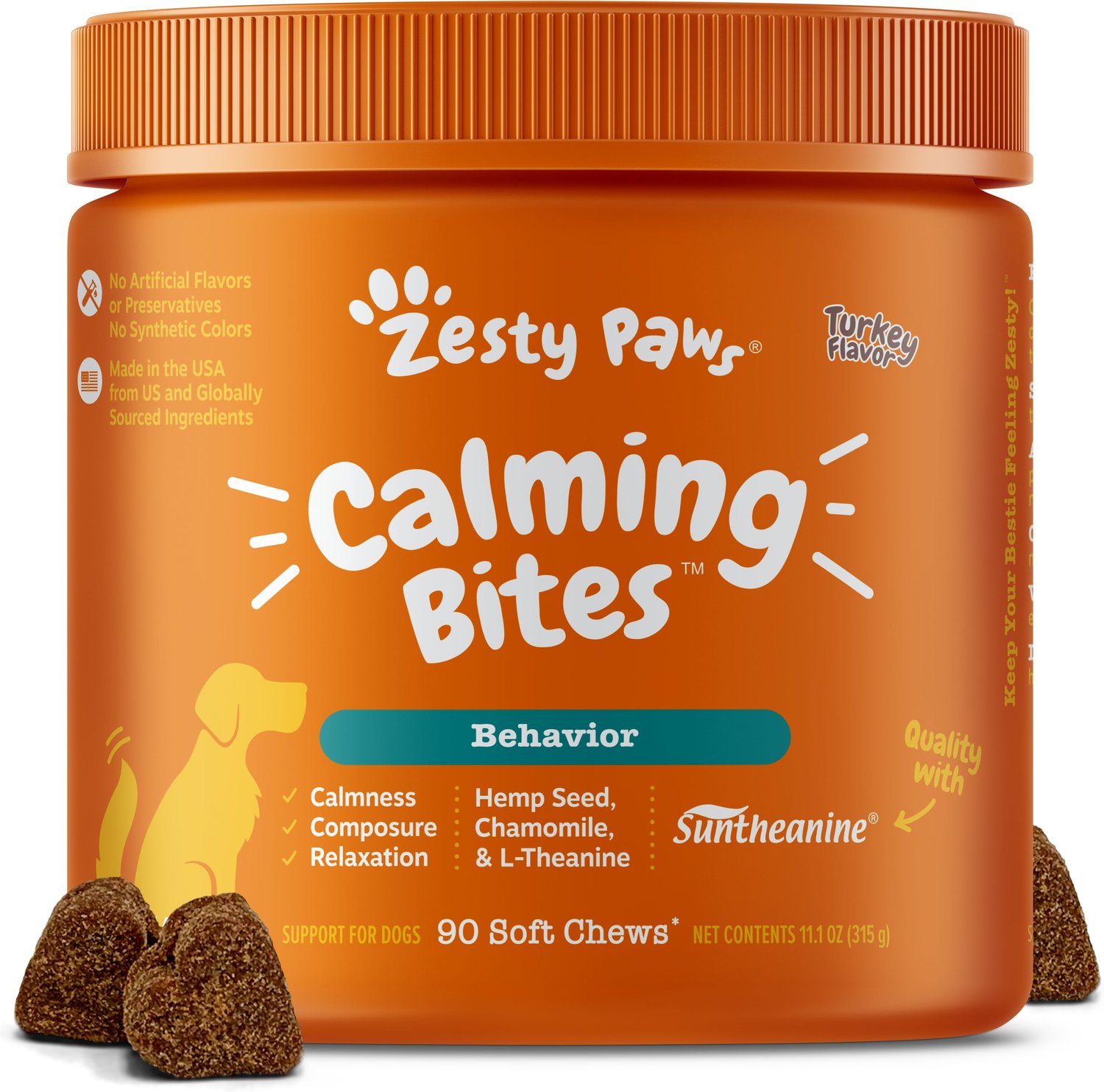 zesty paws stress & anxiety calming bites