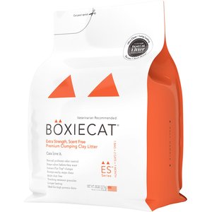 Boxiecat Extra Strength Unscented Clumping Clay Cat Litter, 28-lb bag