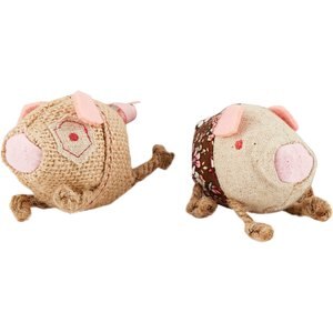 Petlinks HyperNip Silly Piggies Cat Toy with Catnip, 2 count