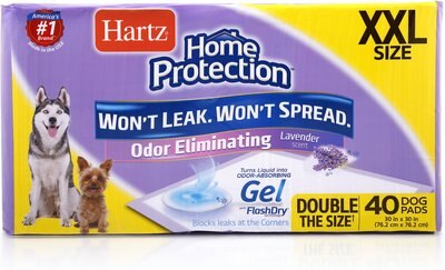 Hartz Home Protection Lavender Scent Odor Eliminating Dog Pads, XXL, slide 1 of 1
