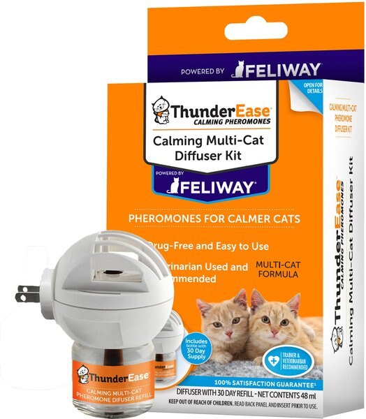 ThunderEase Multi-Cat Calming Diffuser for Cats, 30 day slide 1 of 4
