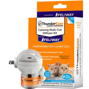 ThunderEase Multi-Cat Calming Diffuser for Cats, 30 day