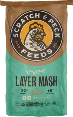 Scratch and Peck Feeds Naturally Free Organic Layer 16% Poultry Feed, slide 1 of 1