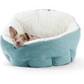 Best Friends by Sheri OrthoComfort Ilan Bolster Cat & Dog Bed, Tide Pool, Standard
