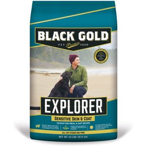 Explorer Sensitive Skin & Coat Ocean Fish Meal & Oat Recipe Dry Dog Food, 40-lb bag