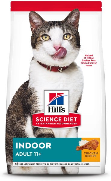 Hill's Science Diet Adult 11+ Indoor Age Defying Dry Cat Food, 3.5-lb bag slide 1 of 10
