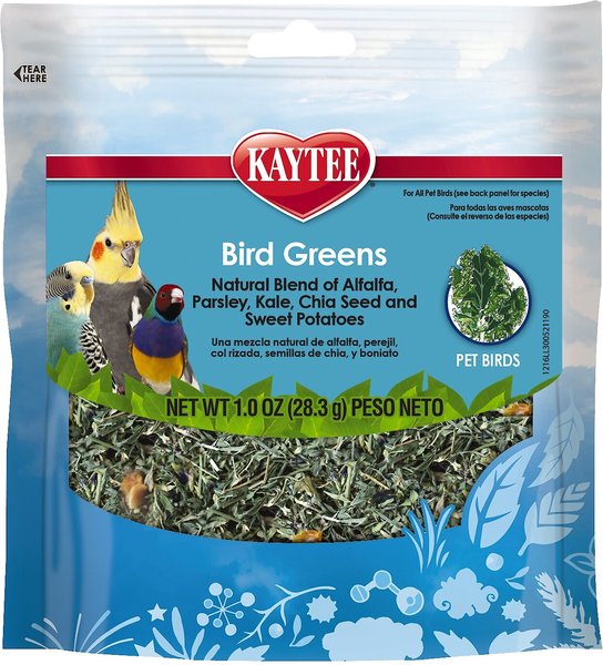 Kaytee Forti-Diet Pro Health Bird Greens Bird Food, 1-oz bag slide 1 of 3
