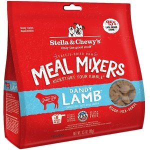 Stella & Chewy's Dandy Lamb Meal Mixers Freeze-Dried Raw Dog Food Topper, 3.5-oz bag