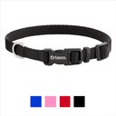 Frisco Solid Nylon Dog Collar, Black, X-Small: 8 to 12-in neck, 3/8-in wide