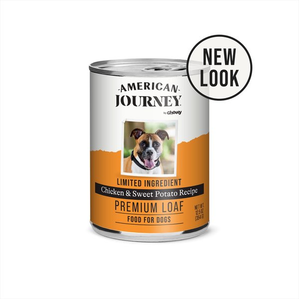 American Journey Limited Ingredient Diet Chicken & Sweet Potato Recipe Grain-Free Canned Dog Food, 12.5-oz, case of 12 slide 1 of 11