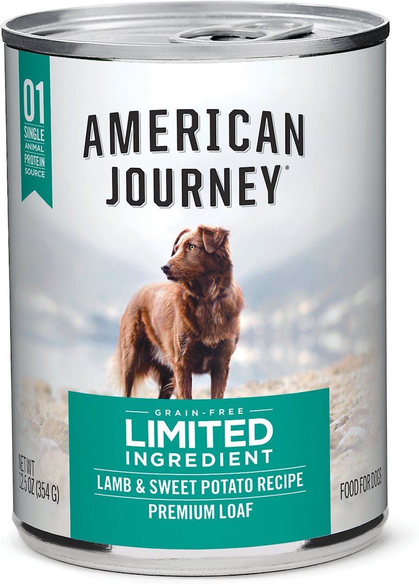 American Journey LID Lamb & Sweet Potato Recipe Canned Dog Food