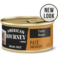 American Journey Pate Turkey Recipe Grain-Free Canned Cat Food, 3-oz, case of 24