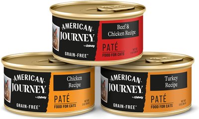 American Journey Pate Poultry & Beef Variety Pack Grain-Free Canned Cat Food, slide 1 of 1