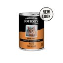 American Journey Pate Turkey & Salmon Recipe Grain-Free Canned Cat Food, 12.5-oz, case of 12